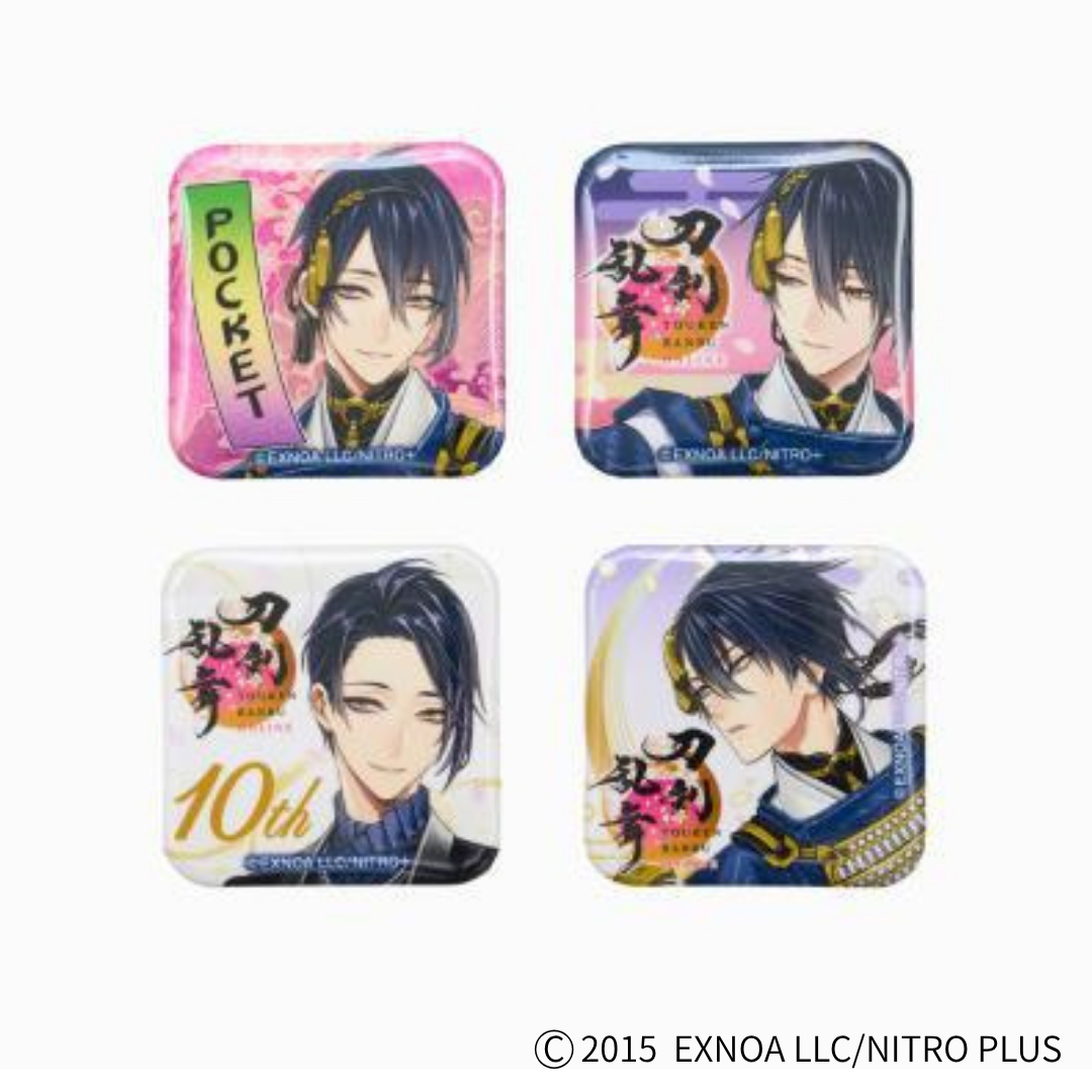 刀剣乱舞ONLINE アプリアイコン缶バッジ